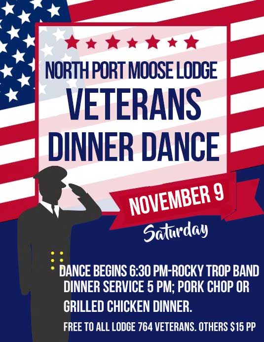 Moose lodge veterans dinner dance