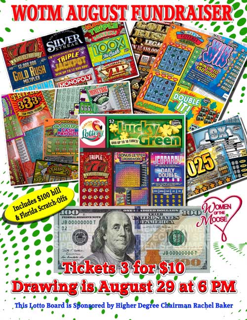 WOTM Lotto Board Fundraiser